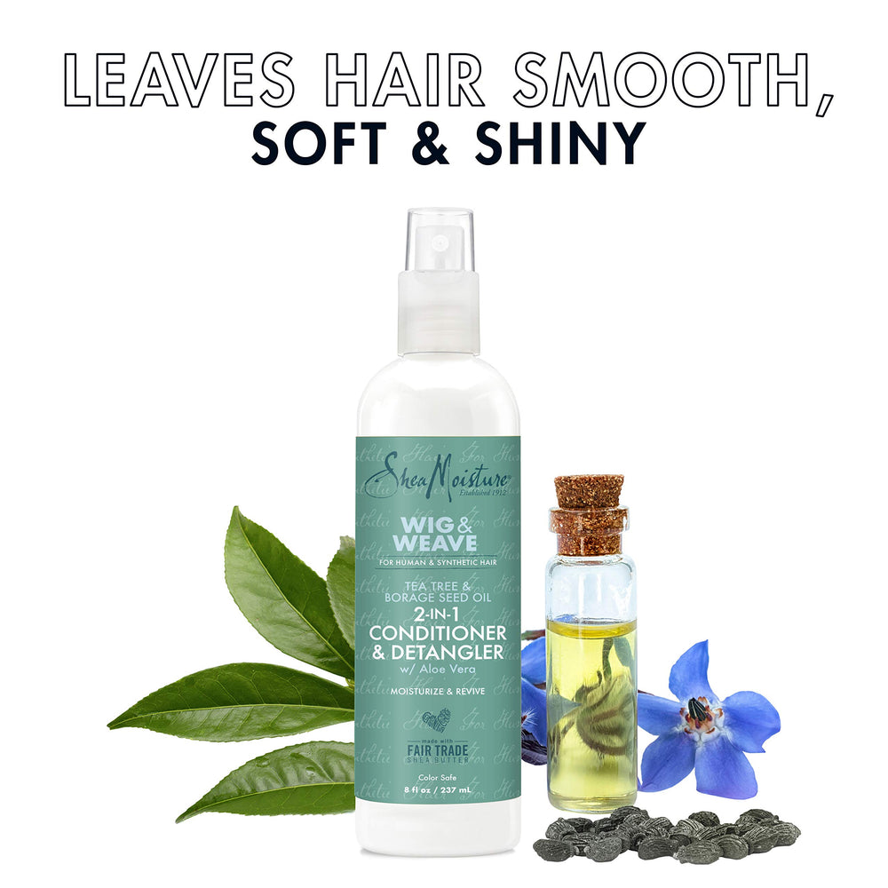  Sheamoisture frizz-control daily conditioner shot.