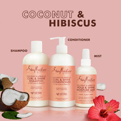 SheaMoisture Hold and Shine Mist Spray—soft hold and added shine for finished styles.