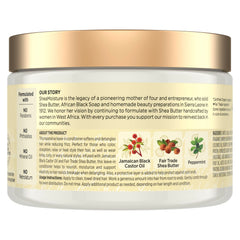 Label close-up shows natural ingredients behind SheaMoisture Leave-In Conditioner