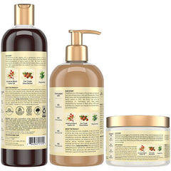 SheaMoisture Jamaican Black Castor Oil Strengthen & Restore Conditioner tube smooths hair.