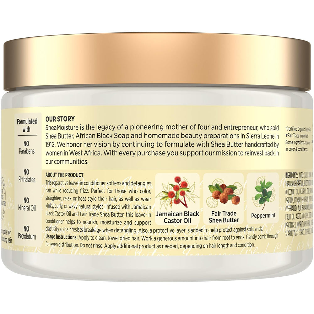 SheaMoisture Leave-In Conditioner with aloe vera nourishes and soothes the scalp.