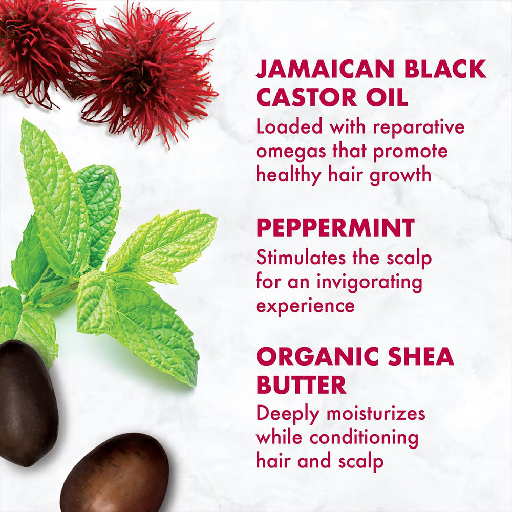 SheaMoisture Leave-In Conditioner featuring Jamaican Black Castor Oil boosts elasticity.
