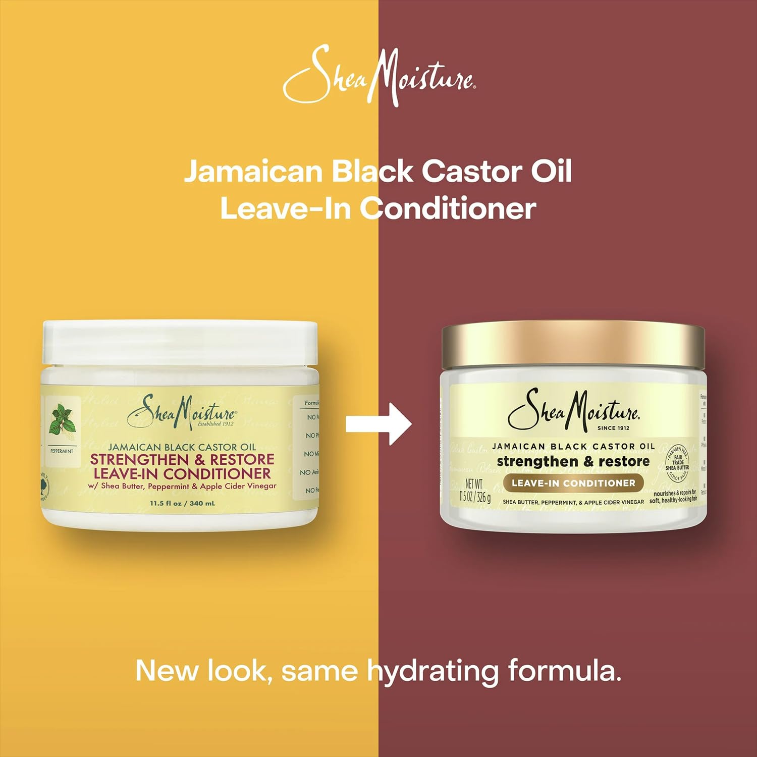 SheaMoisture Leave-In Conditioner supports root-to-tip hydration for healthy-looking hair.