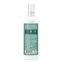 Sheamoisture leave-in spray bottle showcasing convenient detangler for wigs and weaves.