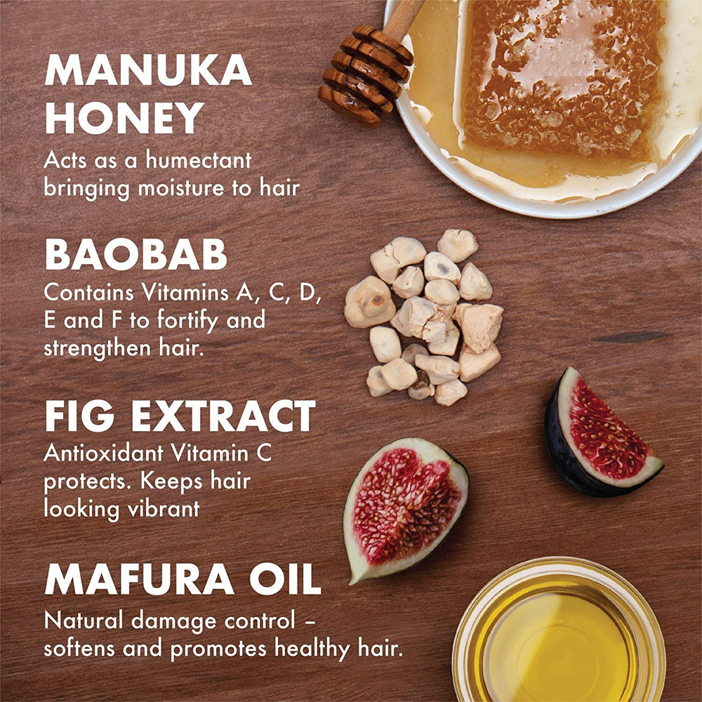 Frizz control focus with SheaMoisture Manuka Honey + Mafura Oil conditioner