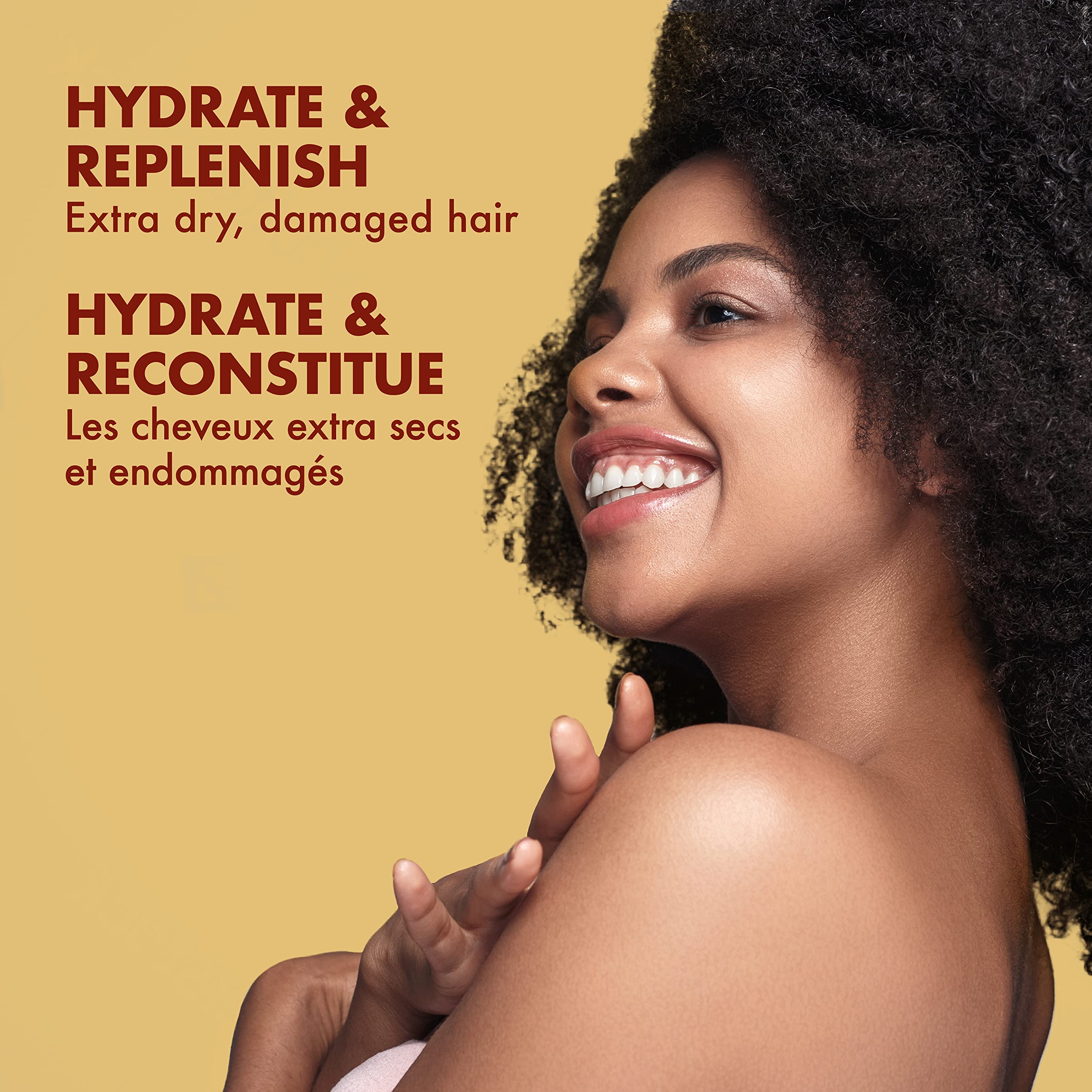 Twin-pack display of SheaMoisture Manuka Honey + Mafura Oil conditioner