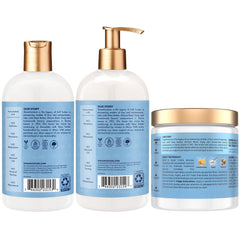 SheaMoisture Manuka Honey Yogurt Conditioner bottle for smooth detangling and shine.