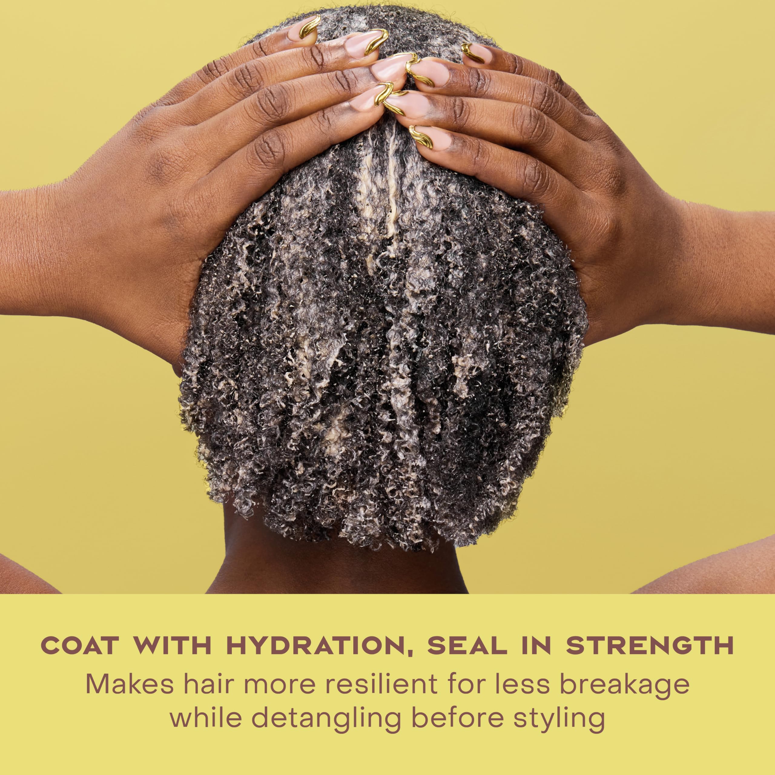 Ingredient list closeup notes absence of silicones, sulfates, parabens, and petrolatum