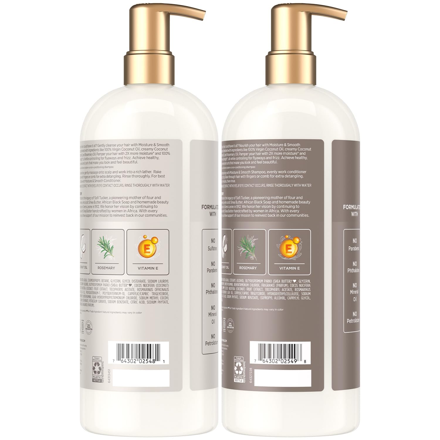 SheaMoisture Moisture & Smooth conditioner bottle for detangling hydration