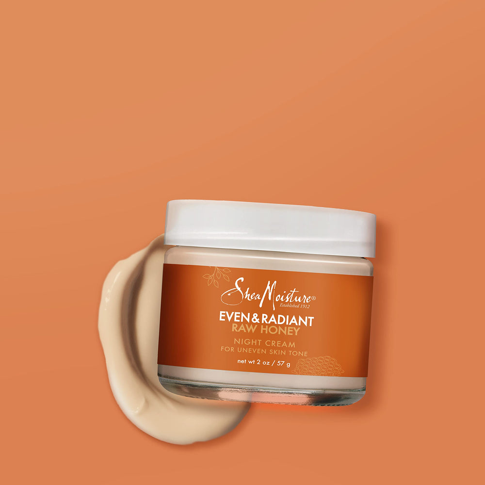 Raw honey ingredient visible in SheaMoisture night cream ingredients