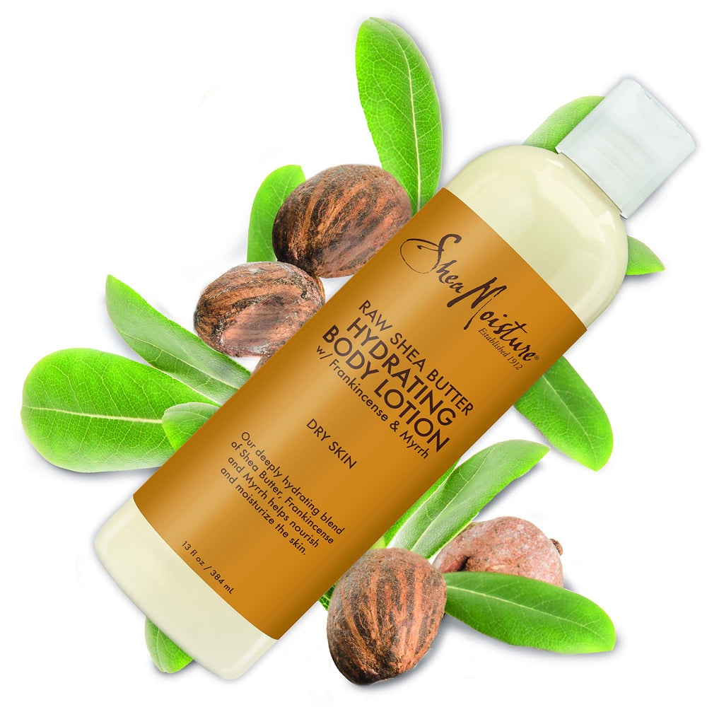 SheaMoisture Raw Shea Body Lotion ingredients panel