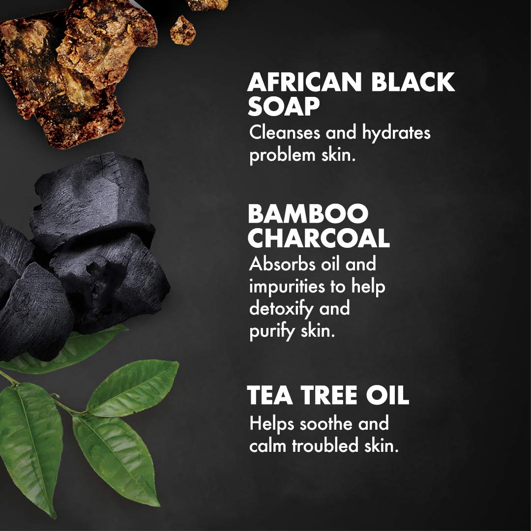 SheaMoisture scrub lather close-up demonstrates exfoliation action