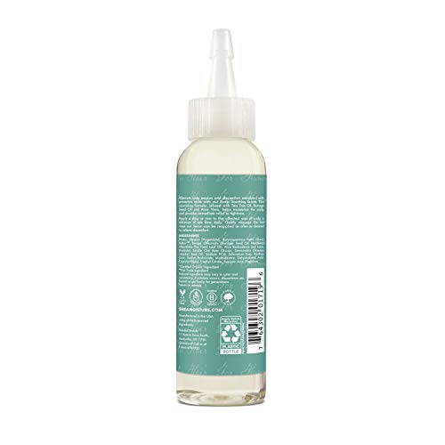 SheaMoisture Tea Tree and Borage Seed Oil apply drop highlights easy daily scalp comfort