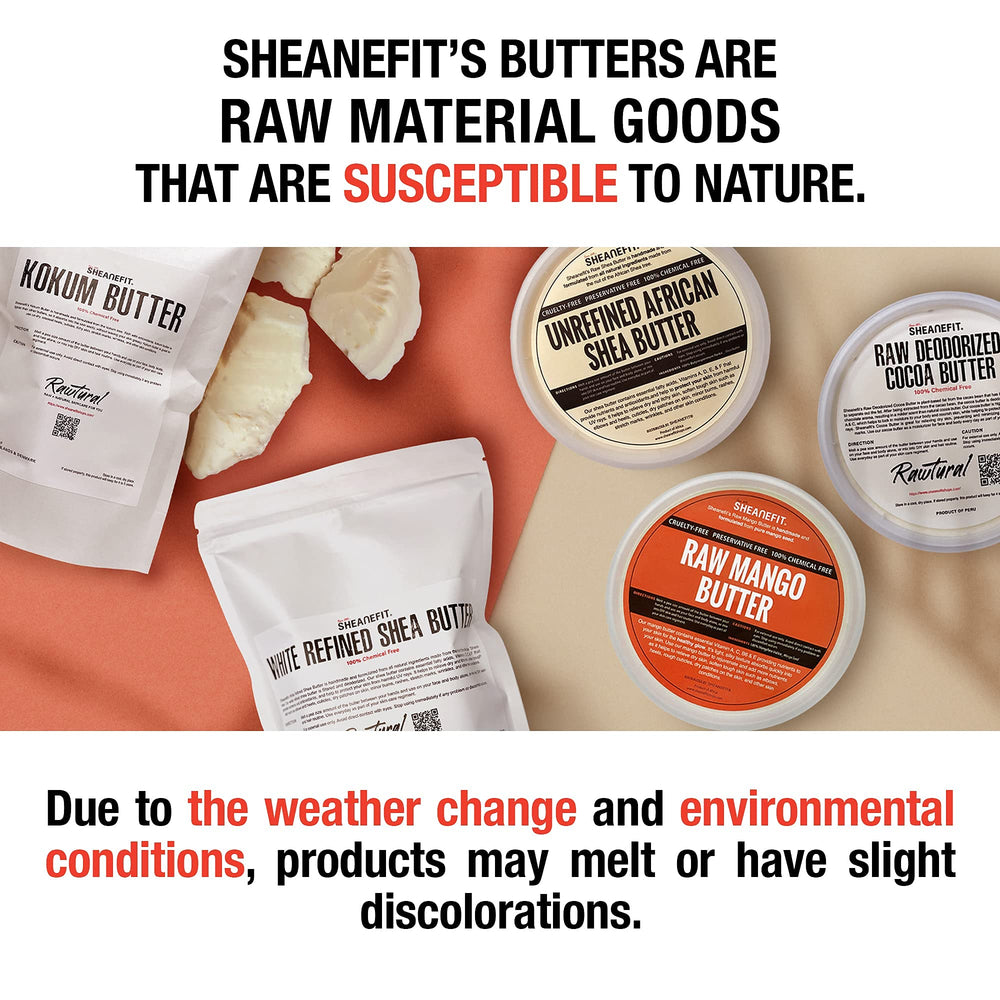 Sheanefit shea butter applied to body for smoothness