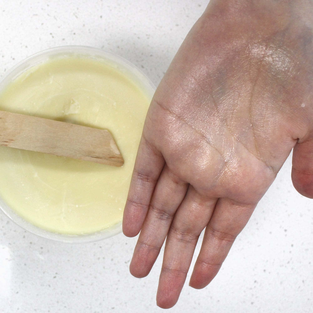 Sheanefit raw shea butter packaging and label details