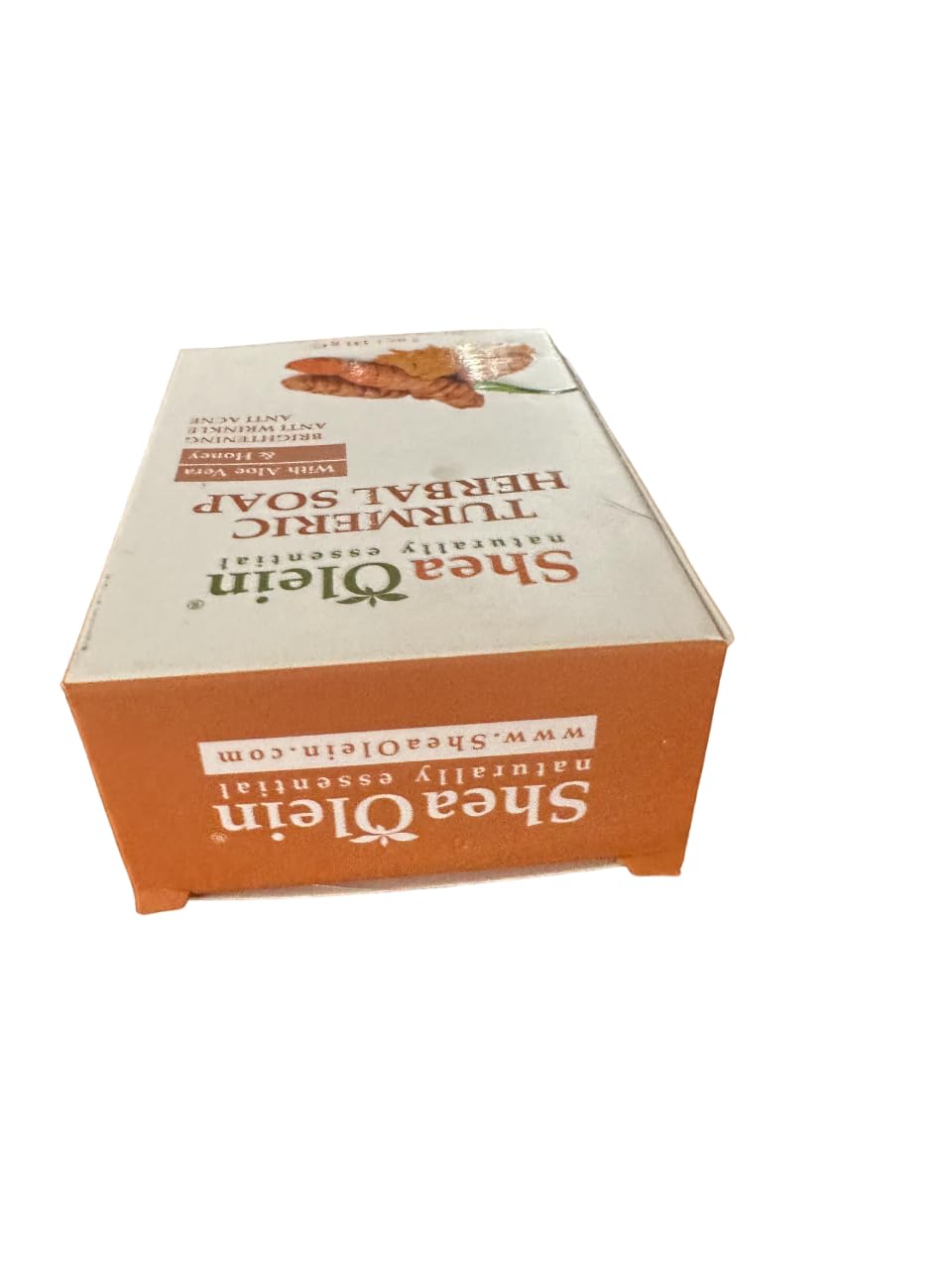 SheaOlein Turmeric Herbal Soap with Aloe Vera and Honey, daily cleansing