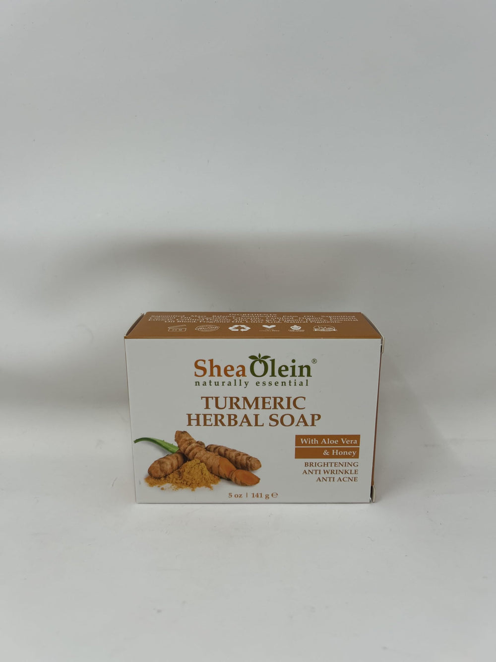 SheaOlein turmeric soap provides creamy lather for daily use