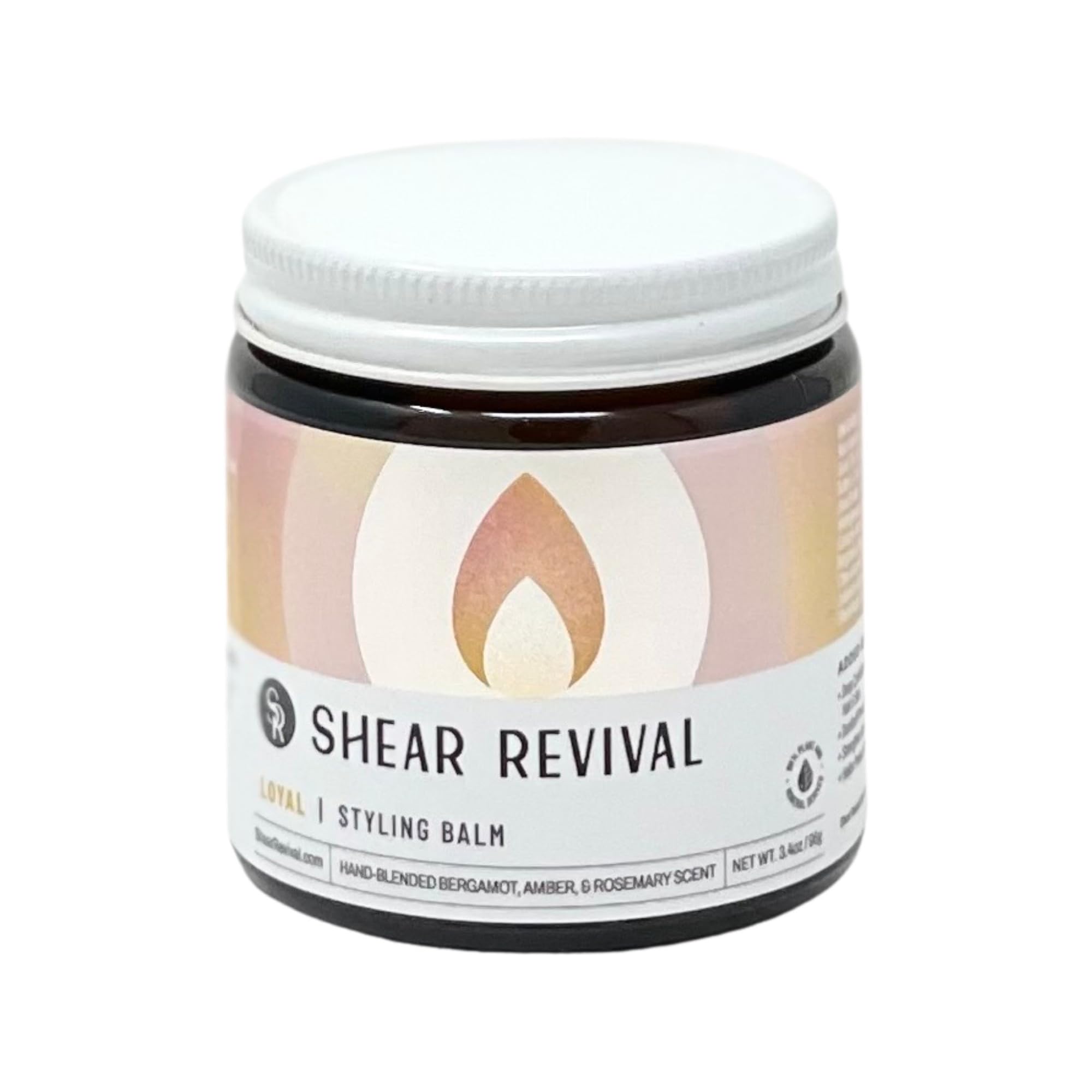 Shear Revival Loyal Styling Balm Pomade front jar showing travel-friendly design and lightweight hold.