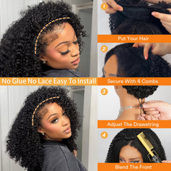 SheBase half wig styling options enable quick, weave-like looks.