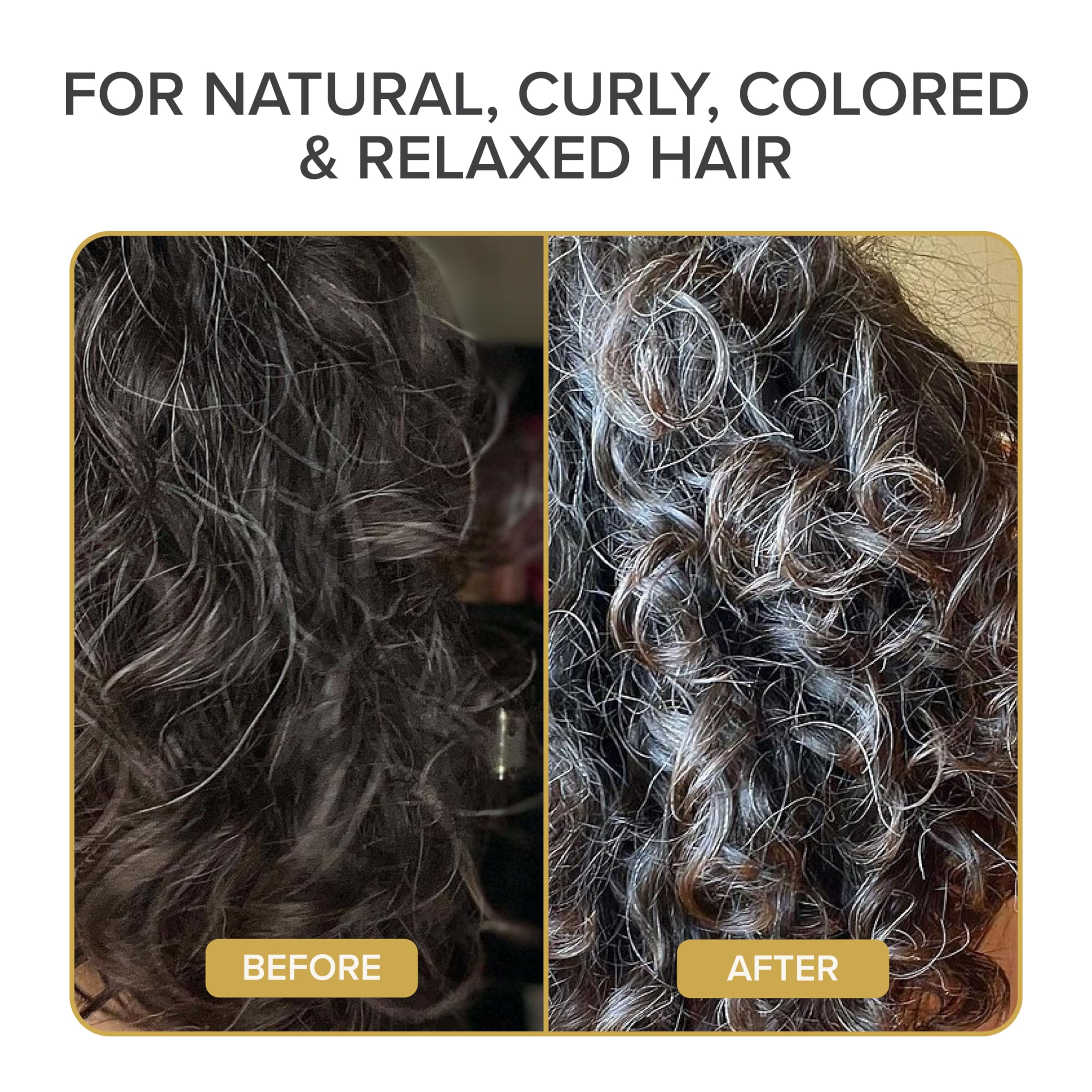 Shedavi Hair Gel smooths frizz on unruly strands for a polished look.