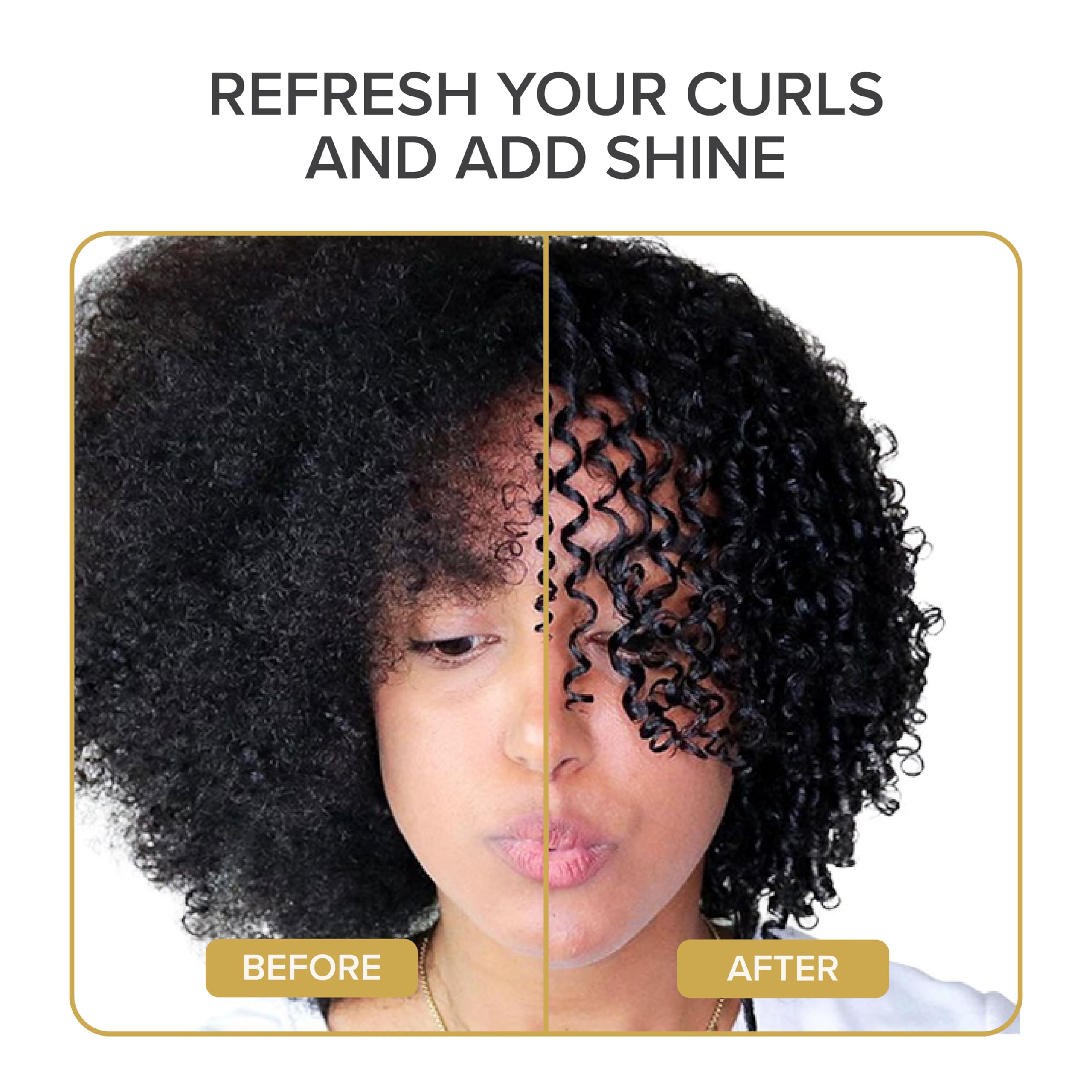Shedavi Hair Gel delivers defined curls with a smooth finish and light hold.