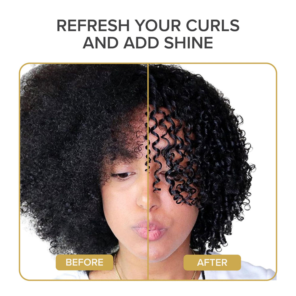 Shedavi Hair Gel delivers defined curls with a smooth finish and light hold.