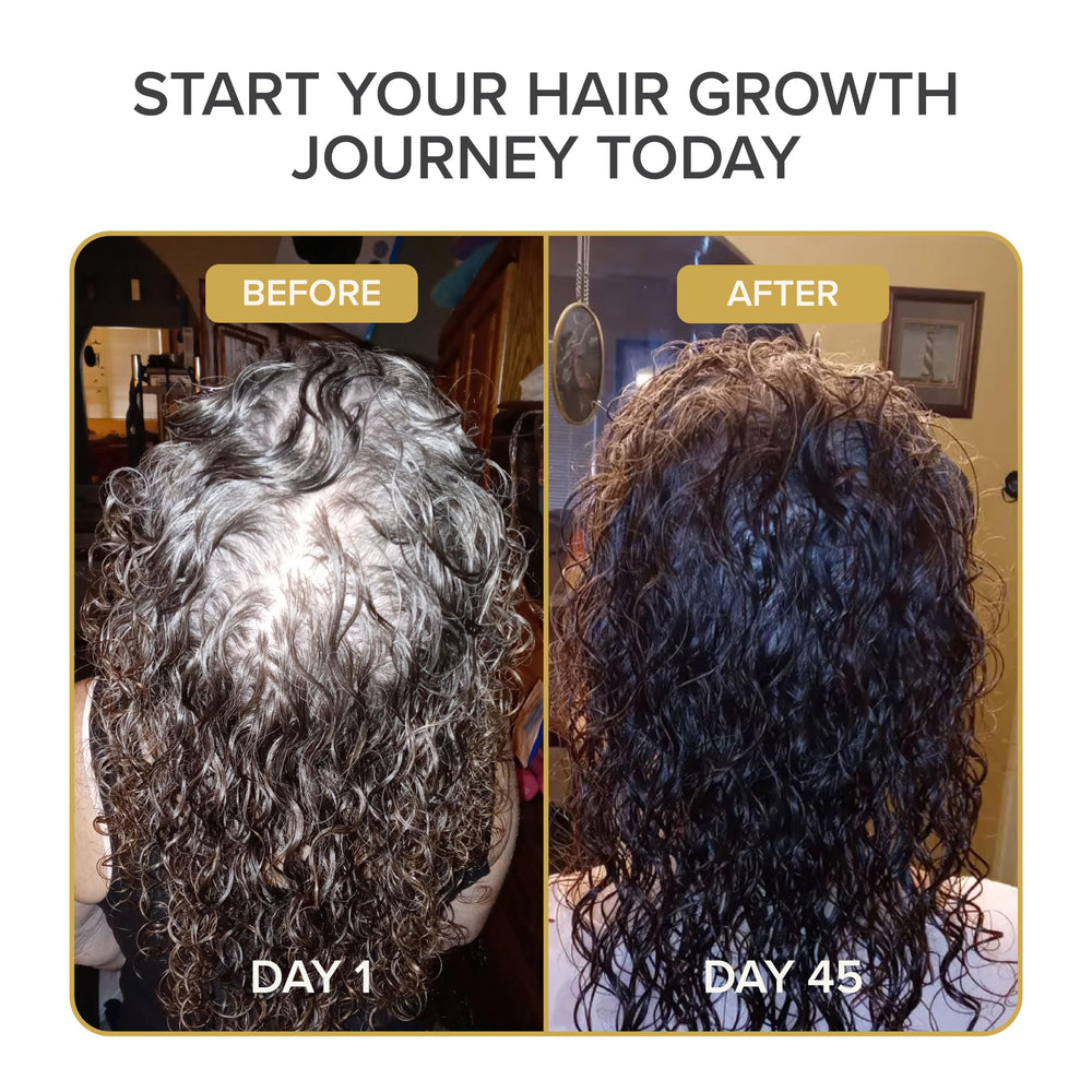 Shedavi Iconic vegan hair serum with coconut oil for moisture and smoothness.