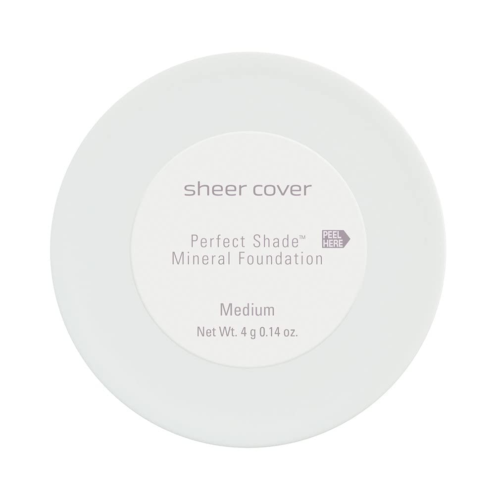Sheer Cover brightener highlights cheekbones for a radiant glow
