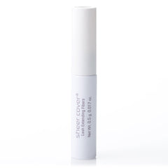 Sheer Cover lengthening mascara wand delivering precise coating.