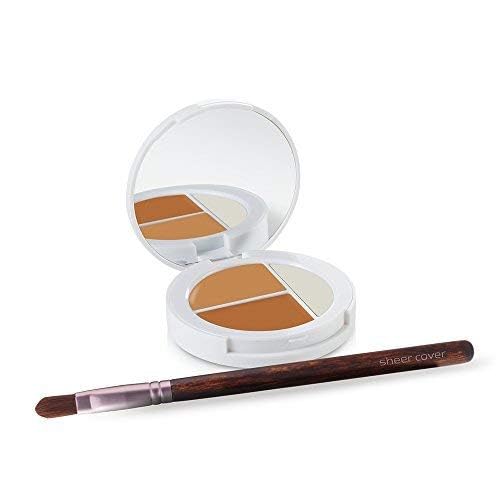 Sheer Cover light concealer swatches show how shades blend for natural coverage.