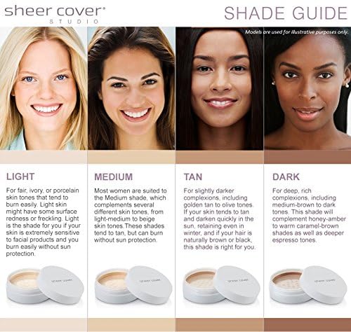 Sheer Cover Medium shade suits many beige skin tones for versatile looks.