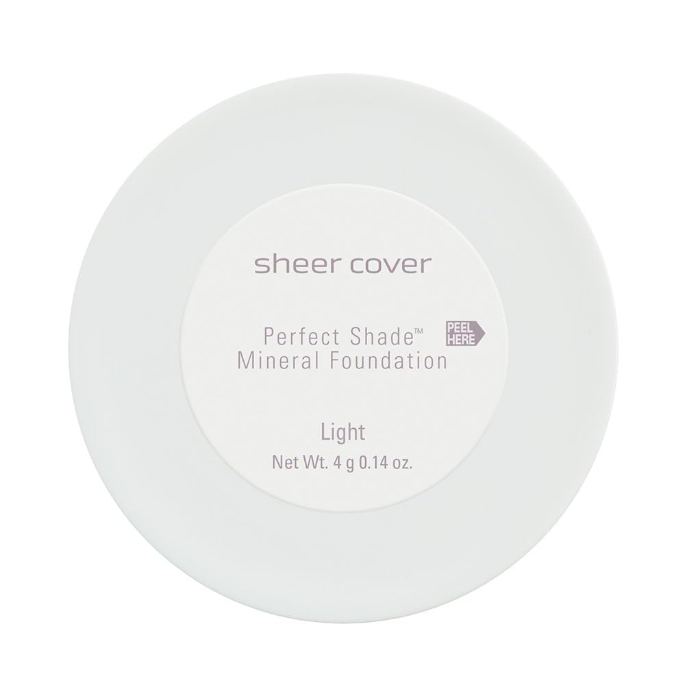 Sheer Cover TrueShade technology aids in finding a close match with no guesswork.
