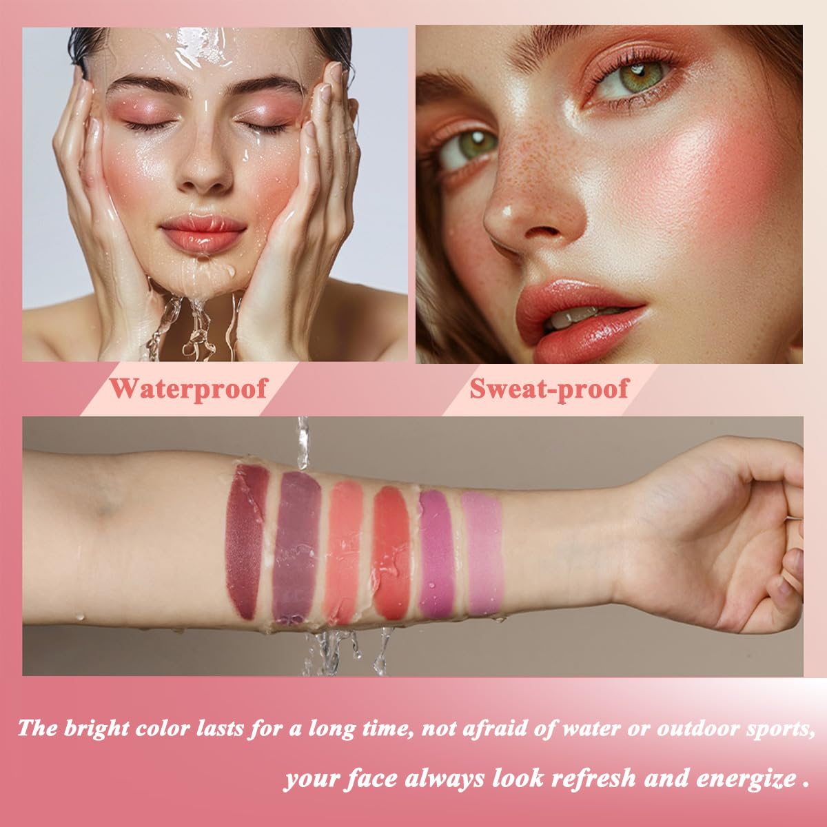 Waterproof formula helps color stay put without smudging.