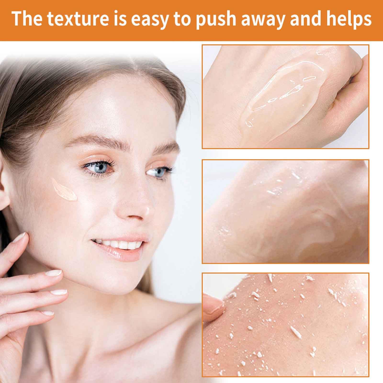 Sheghy orange exfoliating gel scrub for heels keeps skin refreshed