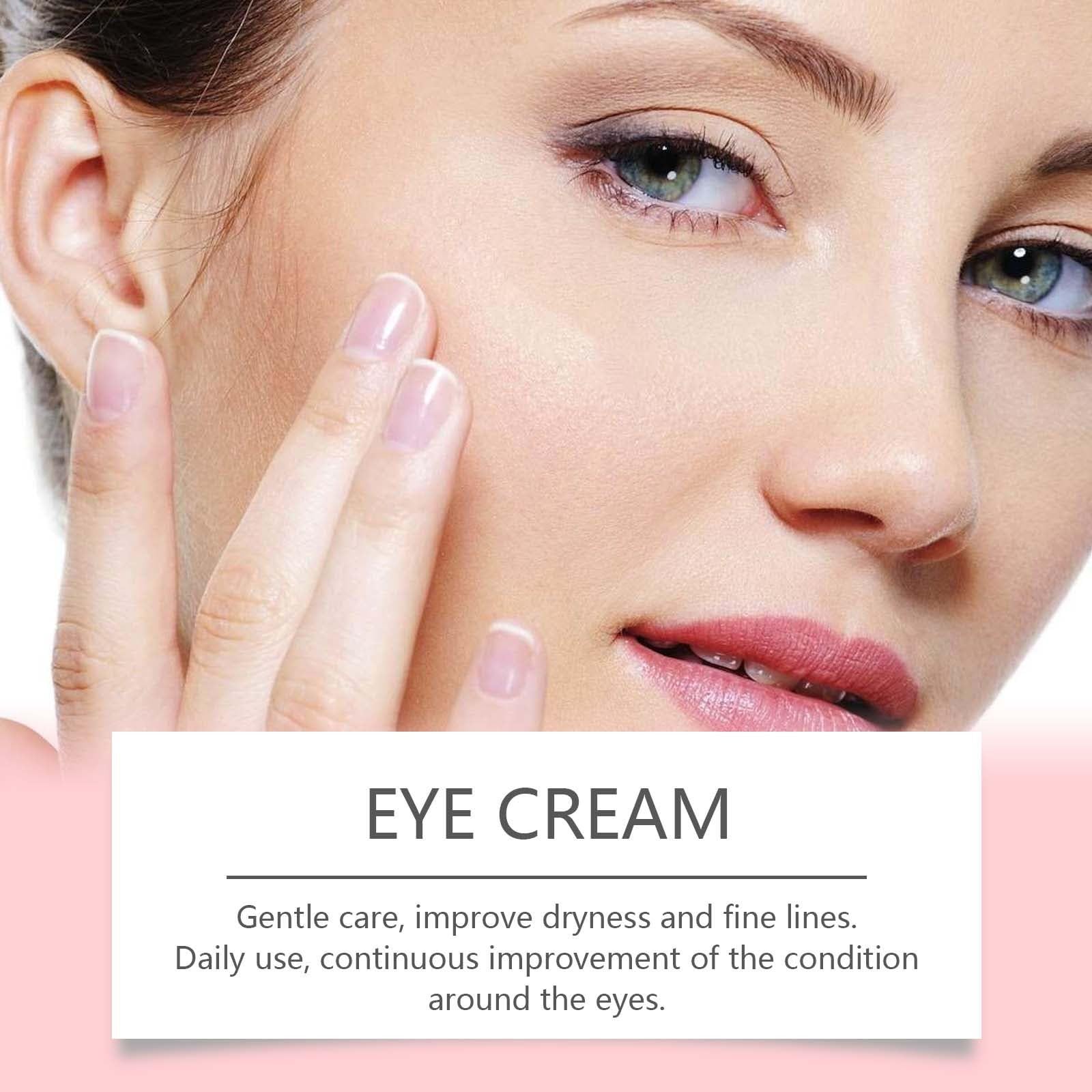 Sheghy quick-absorbing eye cream layers easily under makeup.