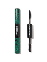 SHEGLAM 2 In 1 mascara with curved brush for lengthened, separated lashes.