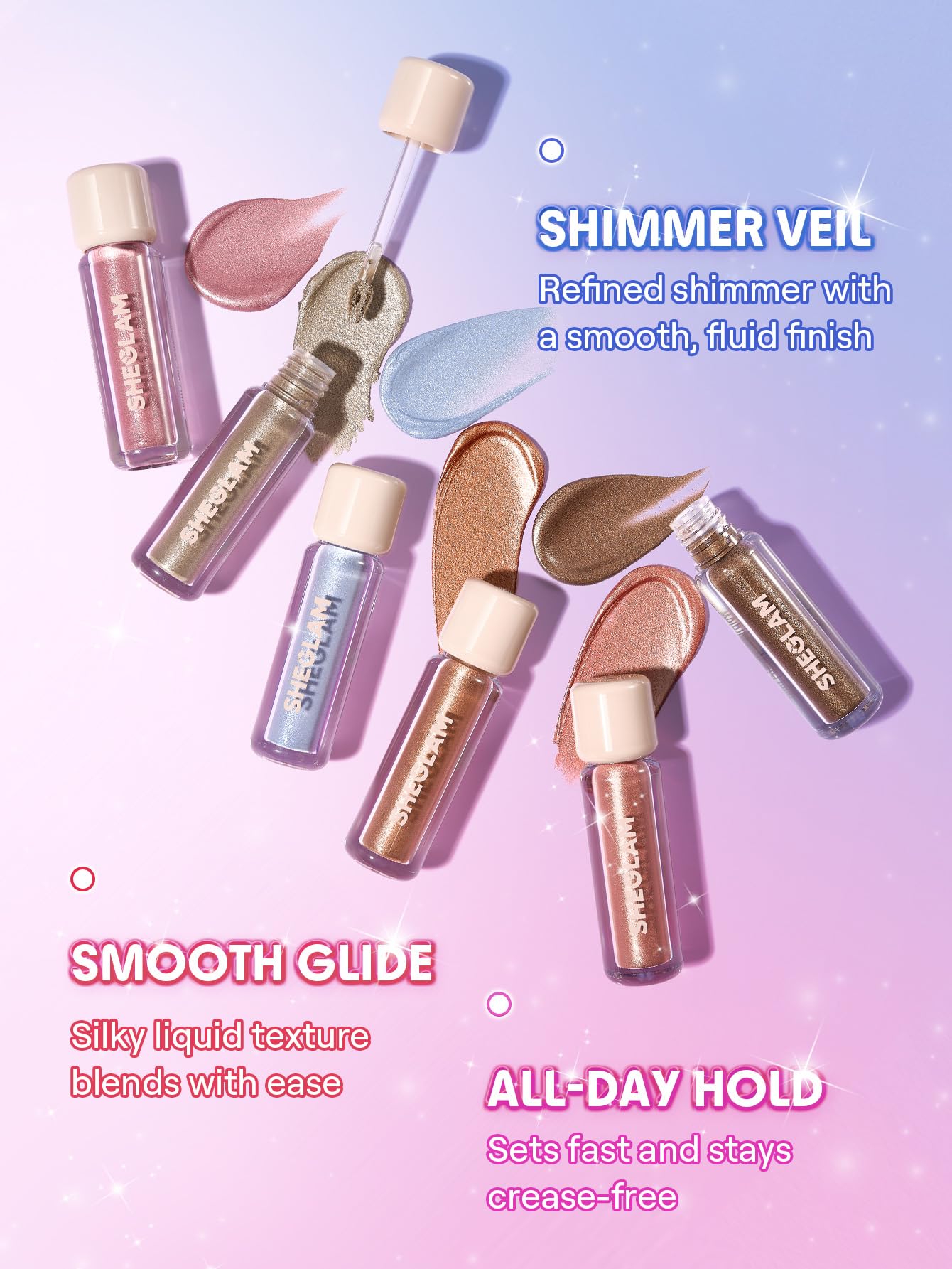 SHEGLAM Airglow Eye Tint finishes range offers versatile looks