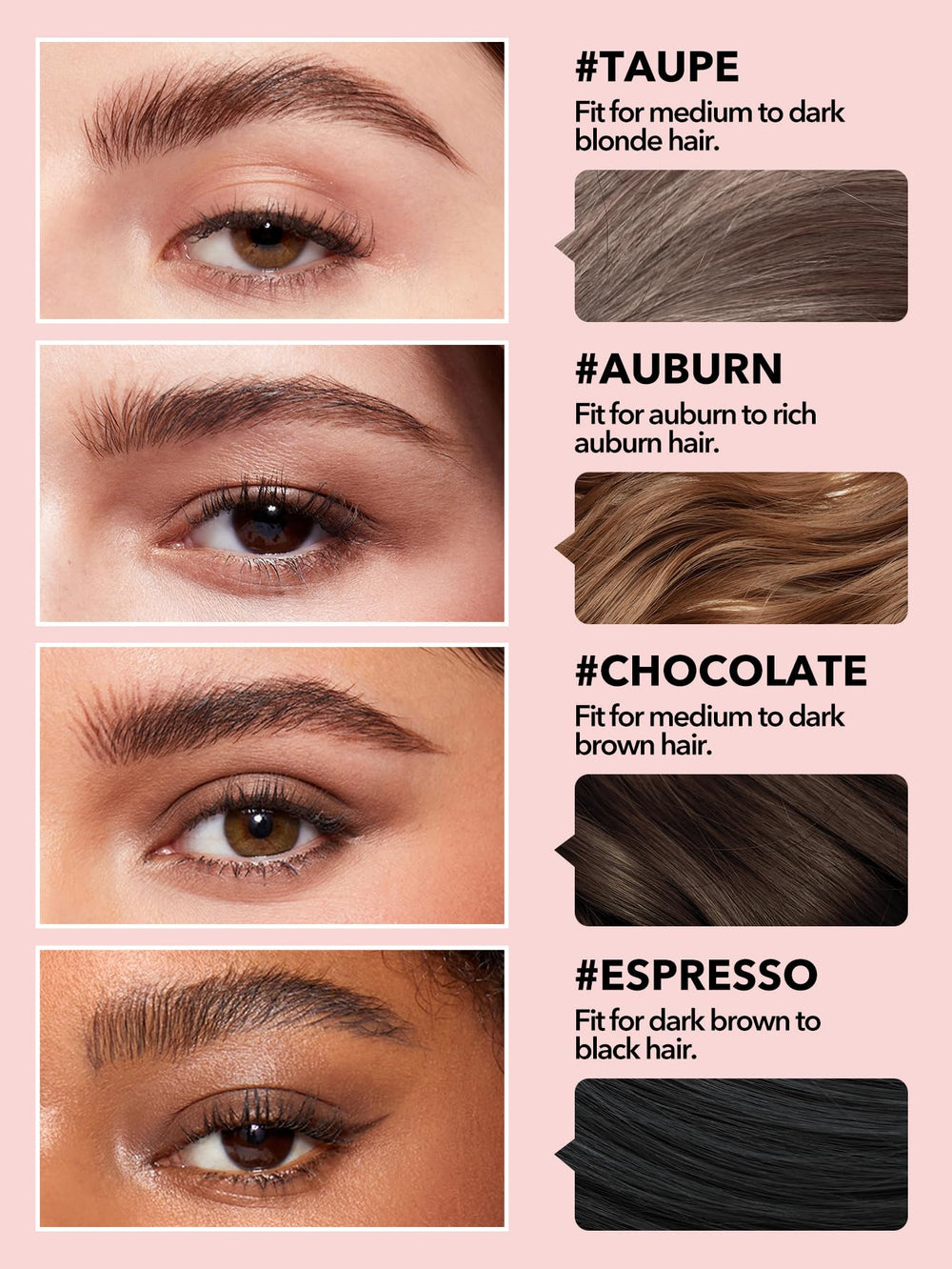 SHEGLAM Better Brows dual-ended design offers color and grooming in one