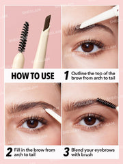 SHEGLAM Better Brows waterproof formula lasts through daily activities