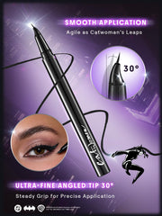 SHEGLAM CATWOMAN Meow Eyeliner delivers intense pigment for dramatic eyes.