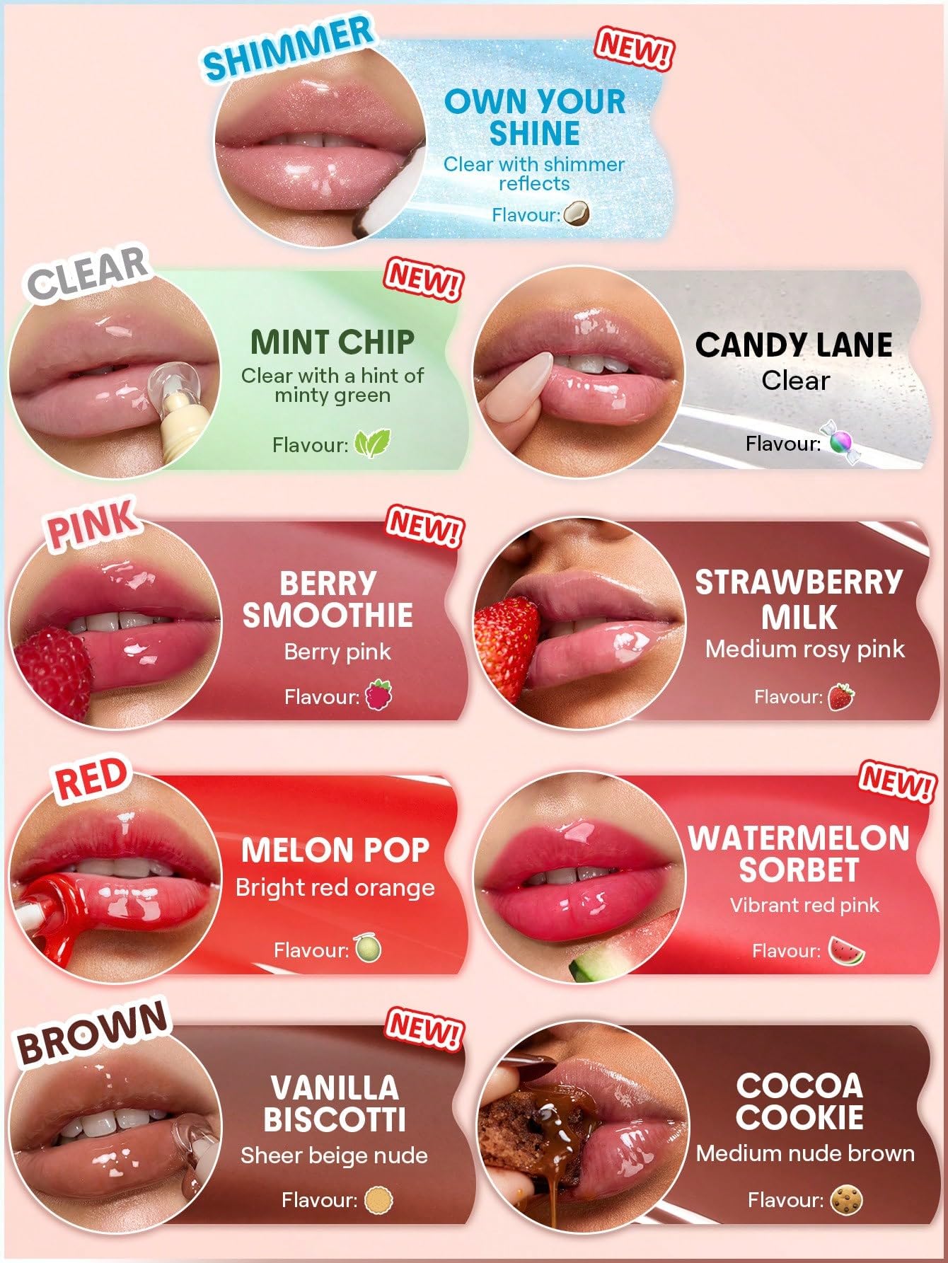 SHEGLAM Crystal Glaze Mint Chip packaging highlighting cruelty-free credentials.