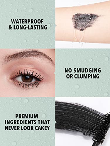 SHEGLAM curved brush detail showing precise lash separation and lengthening.