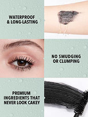 SHEGLAM curved brush detail showing precise lash separation and lengthening.