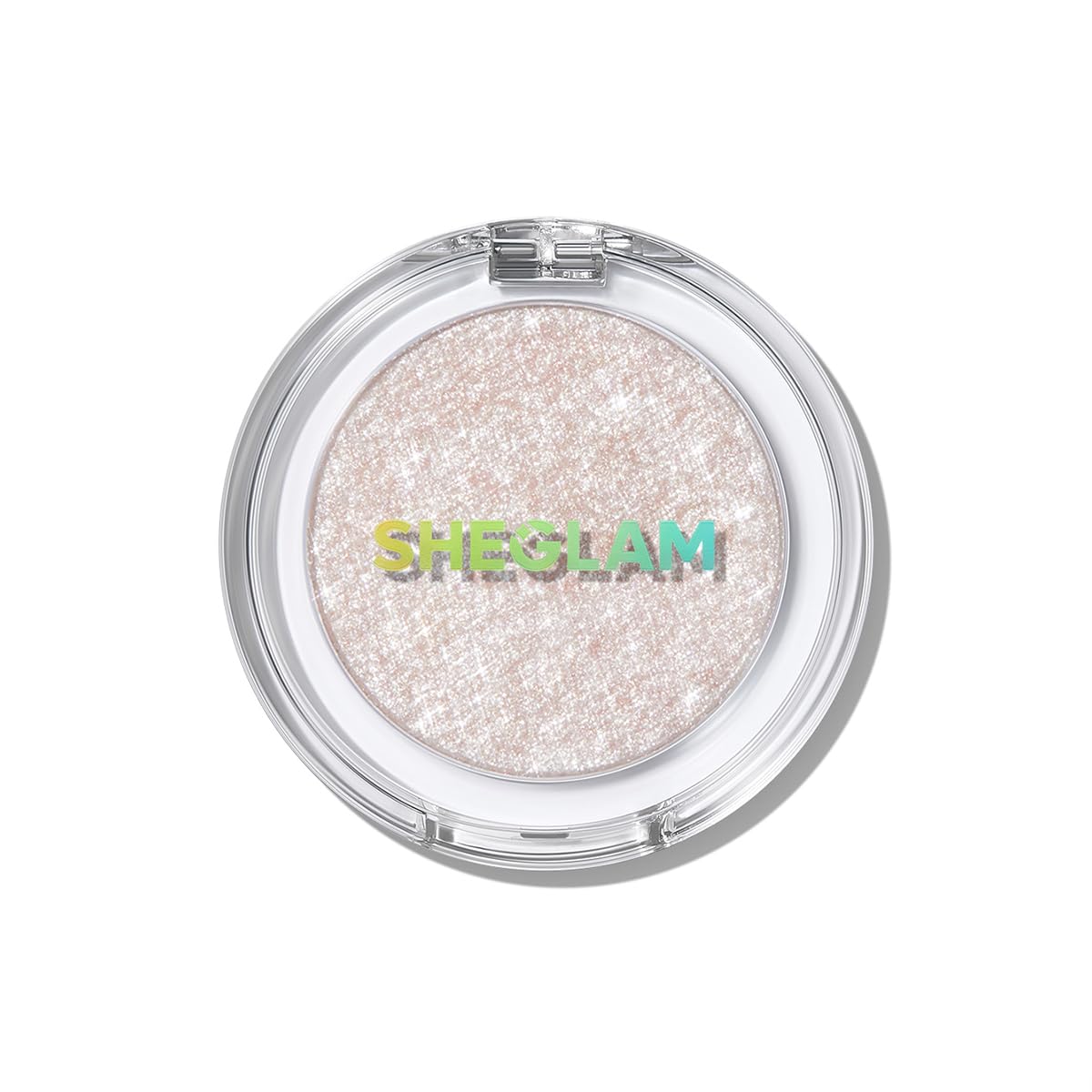 SHEGLAM Enigma Sparkly Eyeshadow single showcases diamond-like shine for bold daytime glow.