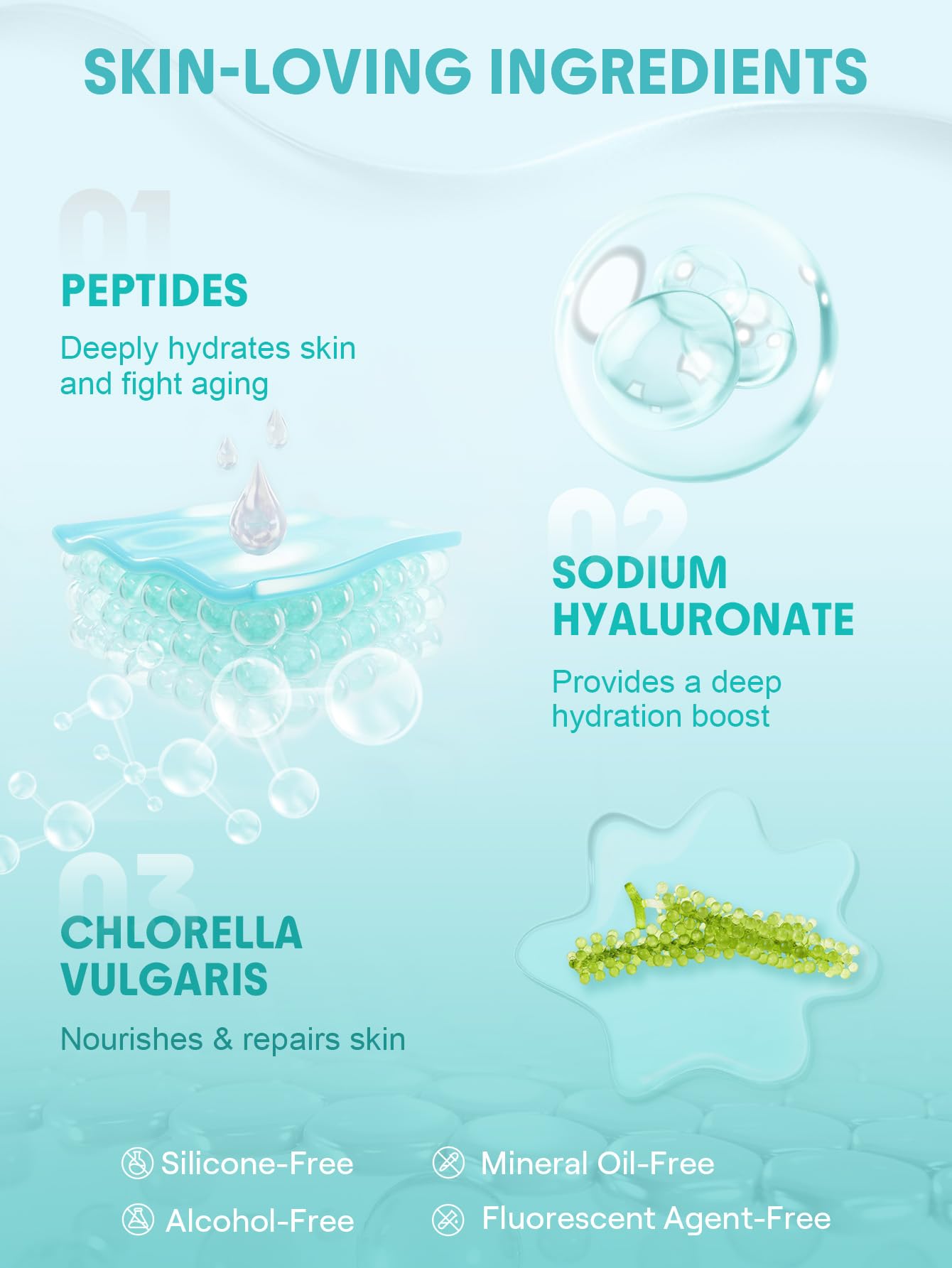 SHEGLAM HydroSlime Primer application shot on clean skin for smooth base.