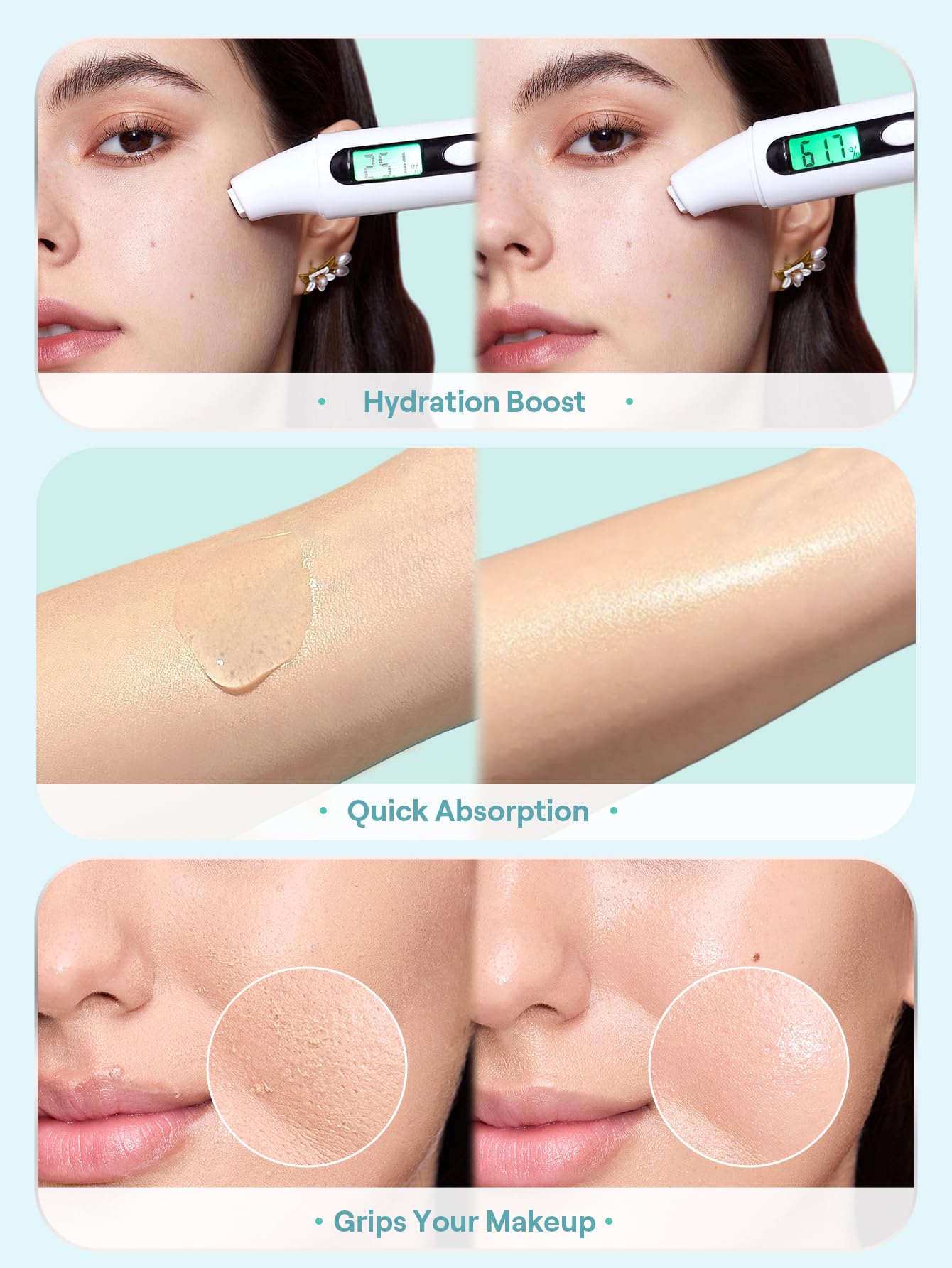 Packaging box of SHEGLAM HydroSlime Primer on shelf for display.