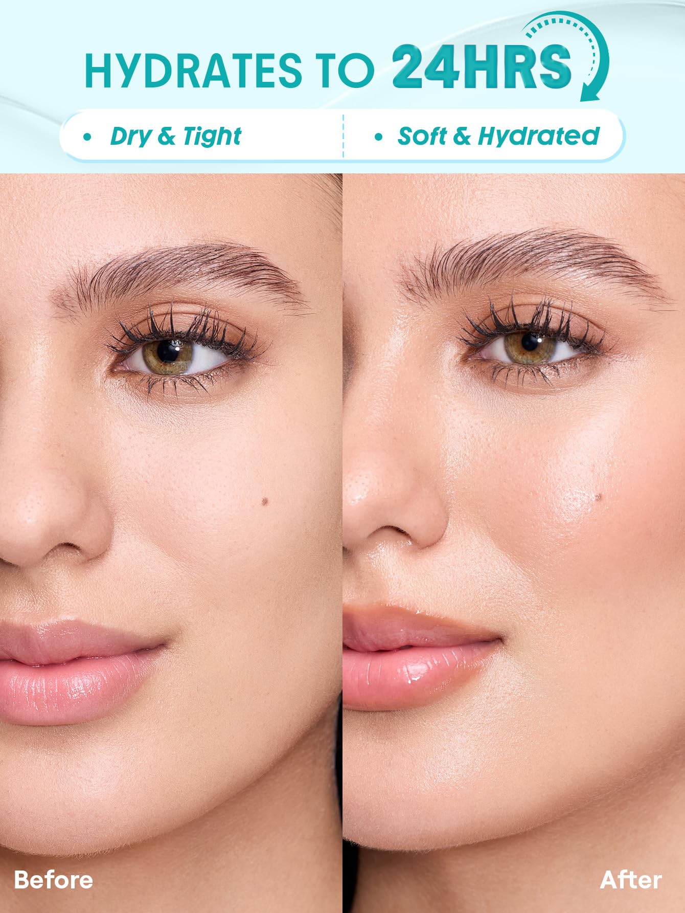 SHEGLAM HydroSlime Primer swirl texture showing ultra-dewy finish for glow.