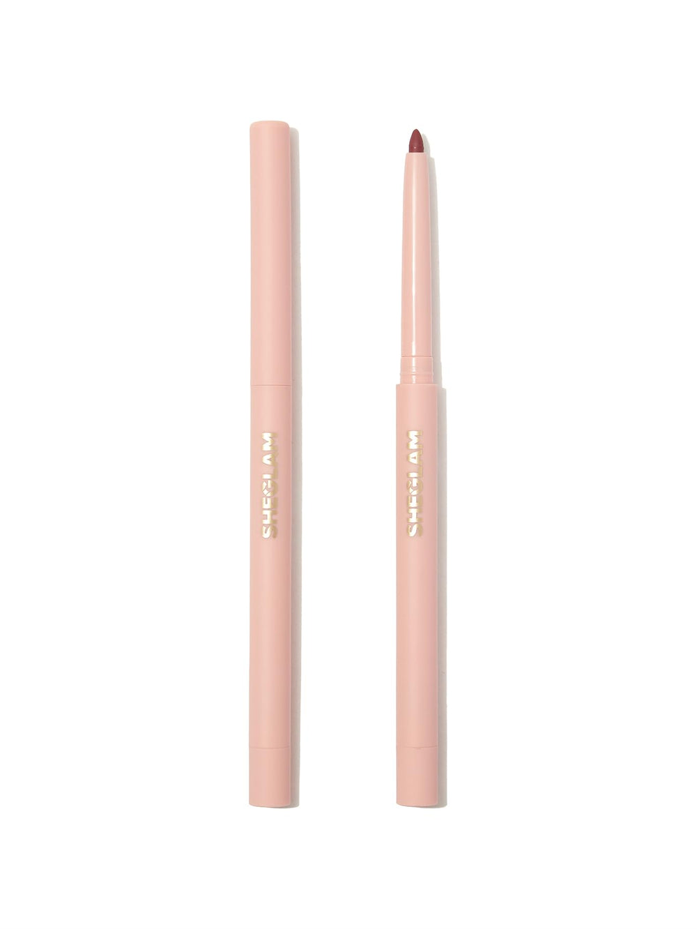 SHEGLAM lip liner Misty Rose pencil tip for precise contouring.