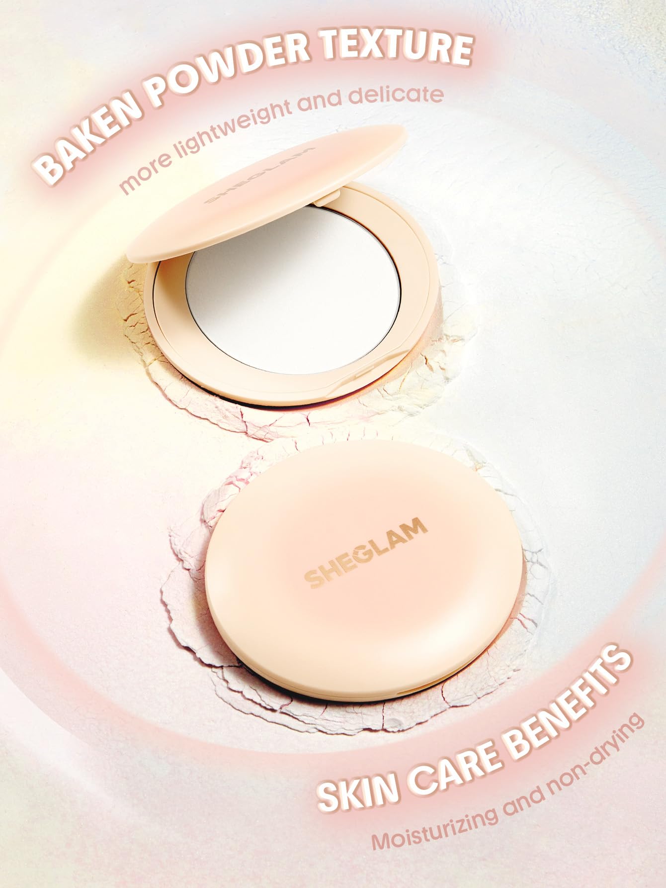 SHEGLAM Magic Veil alabaster shade swatch demonstrates natural coverage