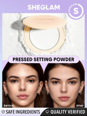 SHEGLAM Magic Veil application image shows seamless blend with soft touch